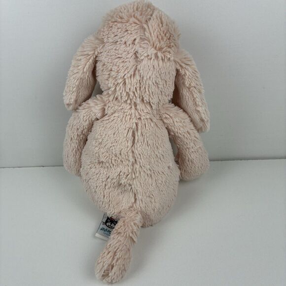 Jellycat London Bashful Poodle Plush Blush Pink Stuffed Toy Medium 12” Puppy Dog - Picture 4 of 9